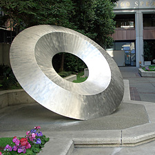 3)	“Tau” - in San Francisco - sculpture by Roger Berry -	  Photo credit - Carol Peckham